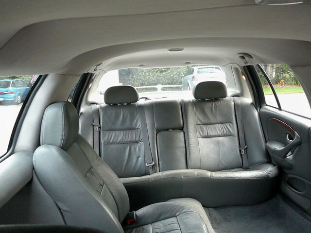 corporate limo transfers interior